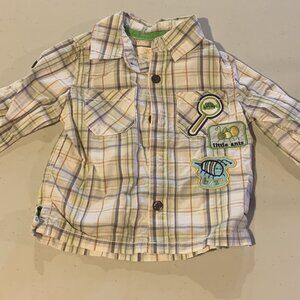 Joe Fresh Boys Button Shirt Baby 3-6 Months